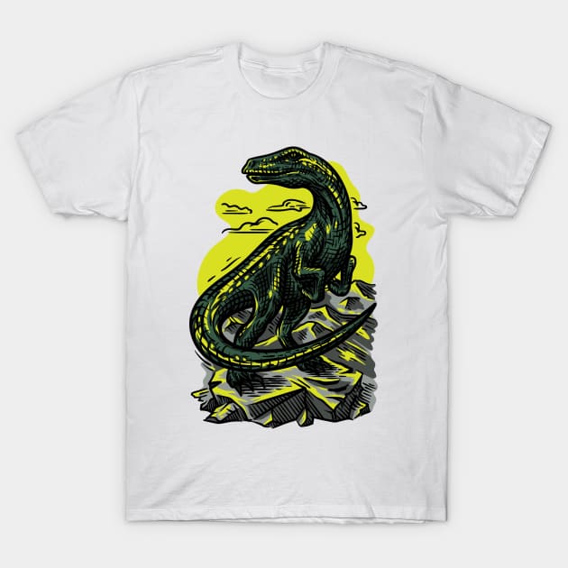 Velociraptor T-Shirt by Ghitea